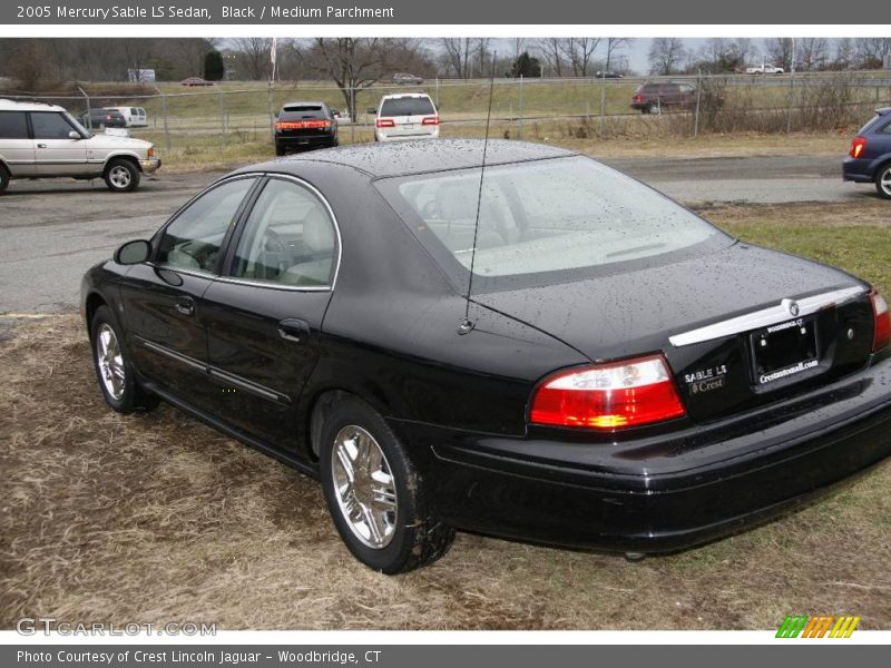 Black / Medium Parchment 2005 Mercury Sable LS Sedan