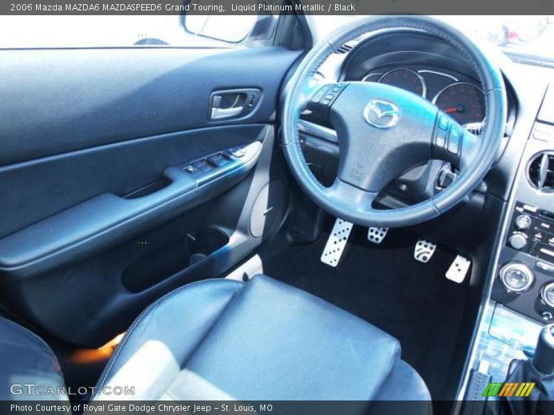 Liquid Platinum Metallic / Black 2006 Mazda MAZDA6 MAZDASPEED6 Grand Touring