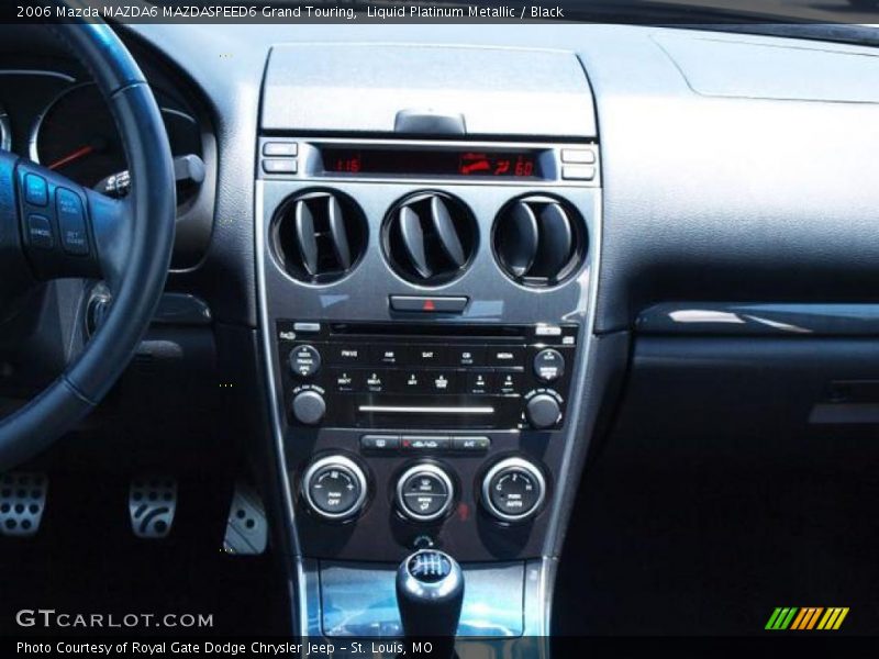 Liquid Platinum Metallic / Black 2006 Mazda MAZDA6 MAZDASPEED6 Grand Touring