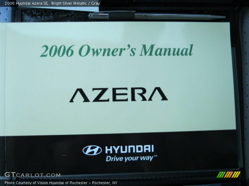 Bright Silver Metallic / Gray 2006 Hyundai Azera SE