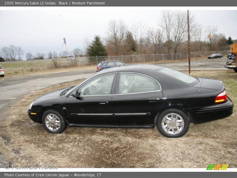 Black / Medium Parchment 2005 Mercury Sable LS Sedan