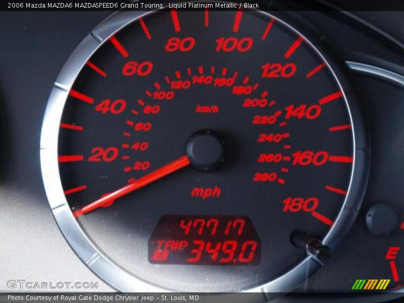 Liquid Platinum Metallic / Black 2006 Mazda MAZDA6 MAZDASPEED6 Grand Touring