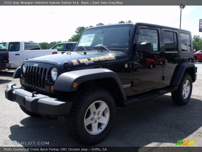 Black / Dark Slate Gray/Blue 2010 Jeep Wrangler Unlimited Islander Edition 4x4