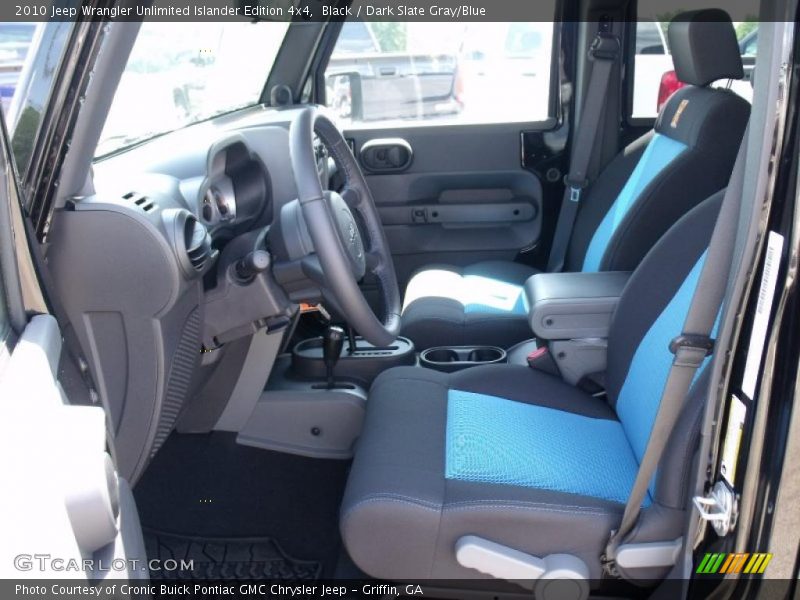 Black / Dark Slate Gray/Blue 2010 Jeep Wrangler Unlimited Islander Edition 4x4