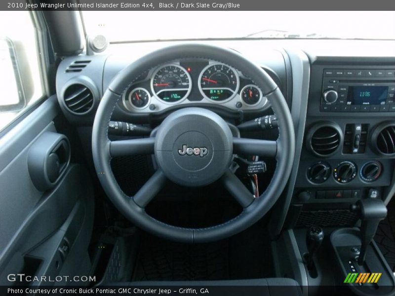 Black / Dark Slate Gray/Blue 2010 Jeep Wrangler Unlimited Islander Edition 4x4