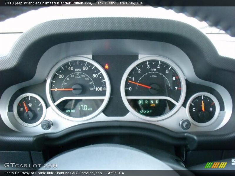 Black / Dark Slate Gray/Blue 2010 Jeep Wrangler Unlimited Islander Edition 4x4