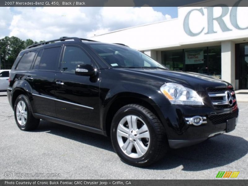Black / Black 2007 Mercedes-Benz GL 450