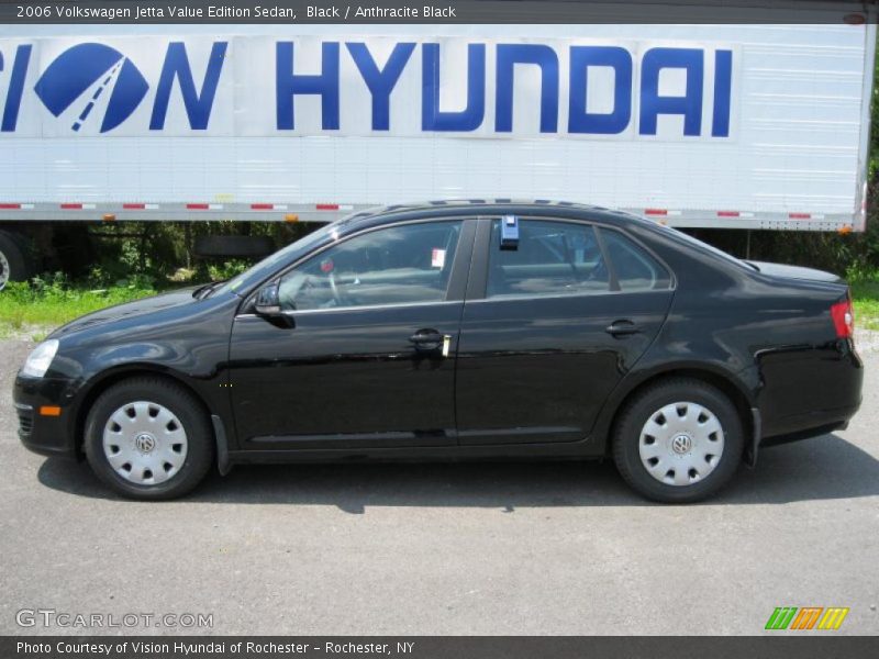 Black / Anthracite Black 2006 Volkswagen Jetta Value Edition Sedan