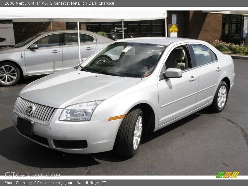 Silver Frost Metallic / Dark Charcoal 2006 Mercury Milan V6