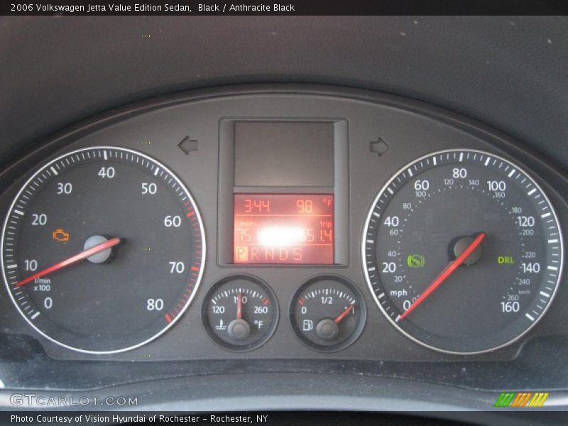 Black / Anthracite Black 2006 Volkswagen Jetta Value Edition Sedan