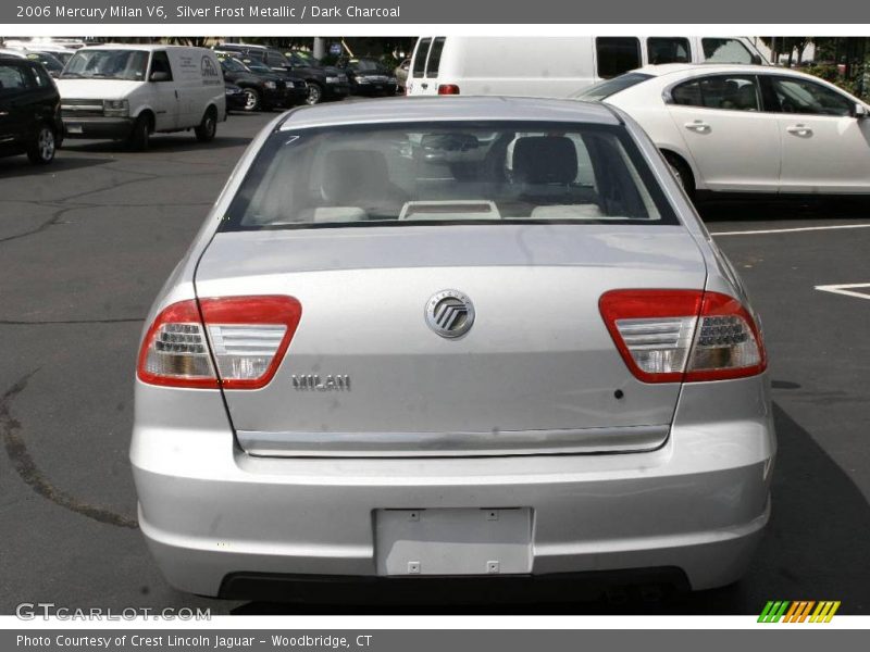 Silver Frost Metallic / Dark Charcoal 2006 Mercury Milan V6