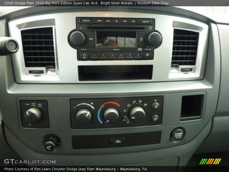 Bright Silver Metallic / Medium Slate Gray 2008 Dodge Ram 1500 Big Horn Edition Quad Cab 4x4