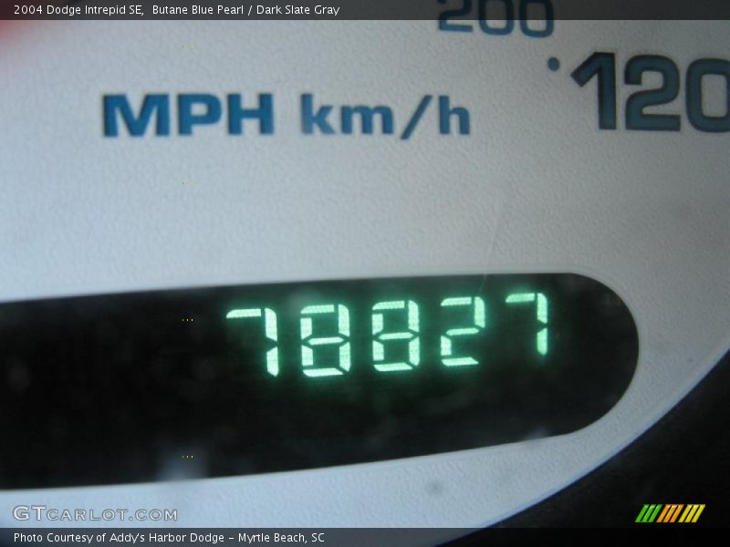 Butane Blue Pearl / Dark Slate Gray 2004 Dodge Intrepid SE