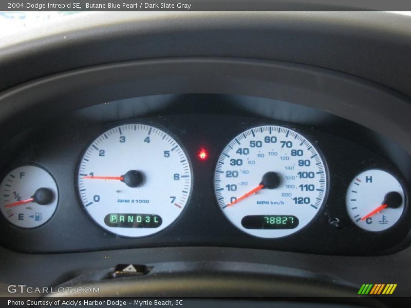 Butane Blue Pearl / Dark Slate Gray 2004 Dodge Intrepid SE
