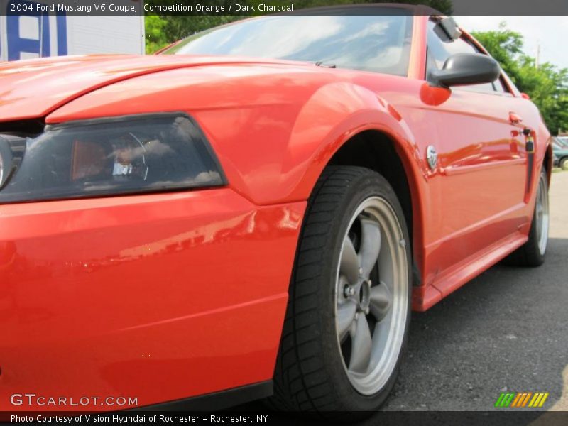 Competition Orange / Dark Charcoal 2004 Ford Mustang V6 Coupe