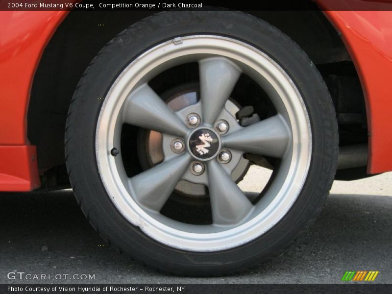 Competition Orange / Dark Charcoal 2004 Ford Mustang V6 Coupe