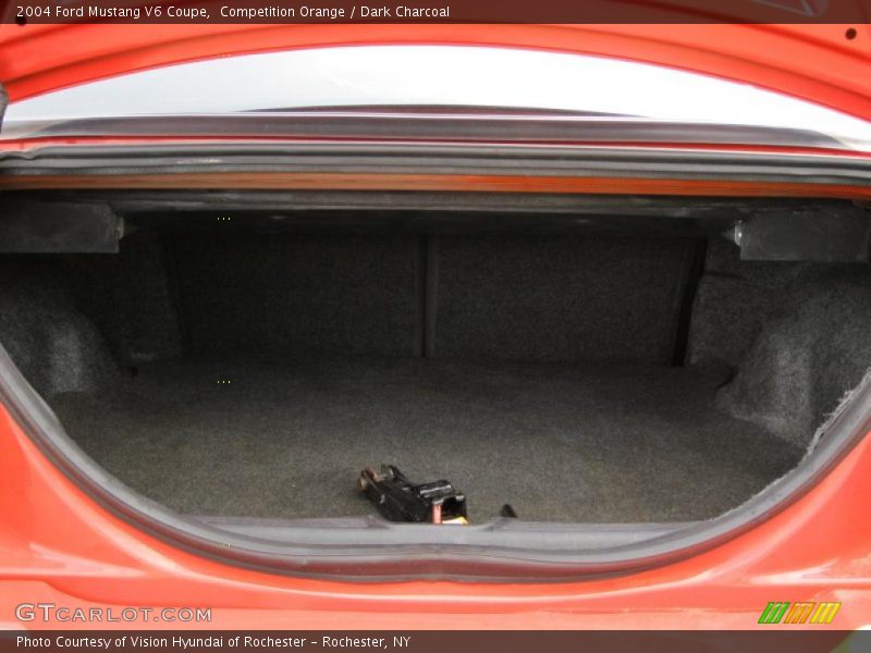 Competition Orange / Dark Charcoal 2004 Ford Mustang V6 Coupe