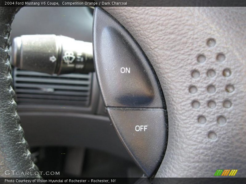 Competition Orange / Dark Charcoal 2004 Ford Mustang V6 Coupe