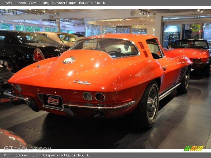 Rally Red / Black 1965 Chevrolet Corvette Sting Ray Sport Coupe