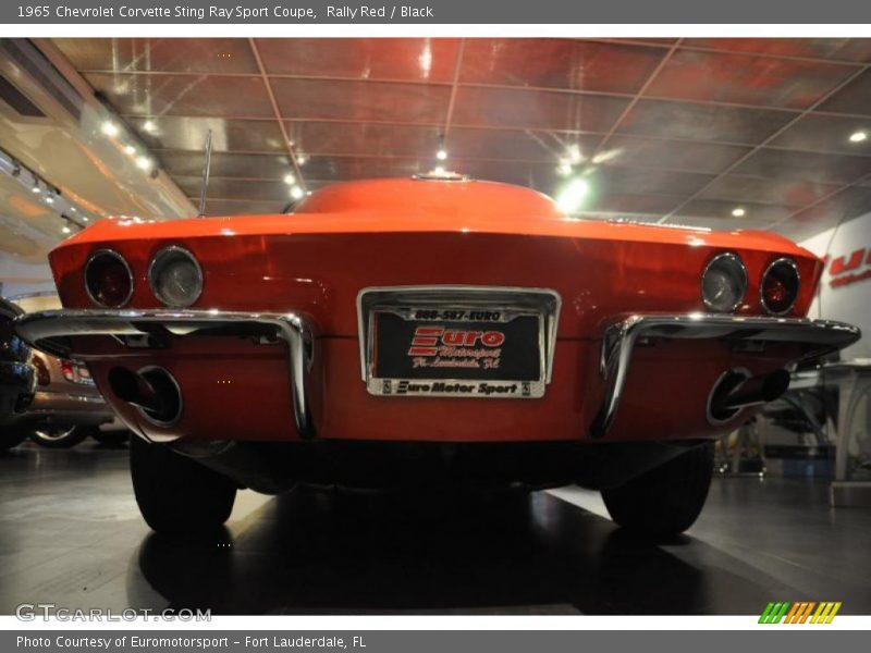 Rally Red / Black 1965 Chevrolet Corvette Sting Ray Sport Coupe