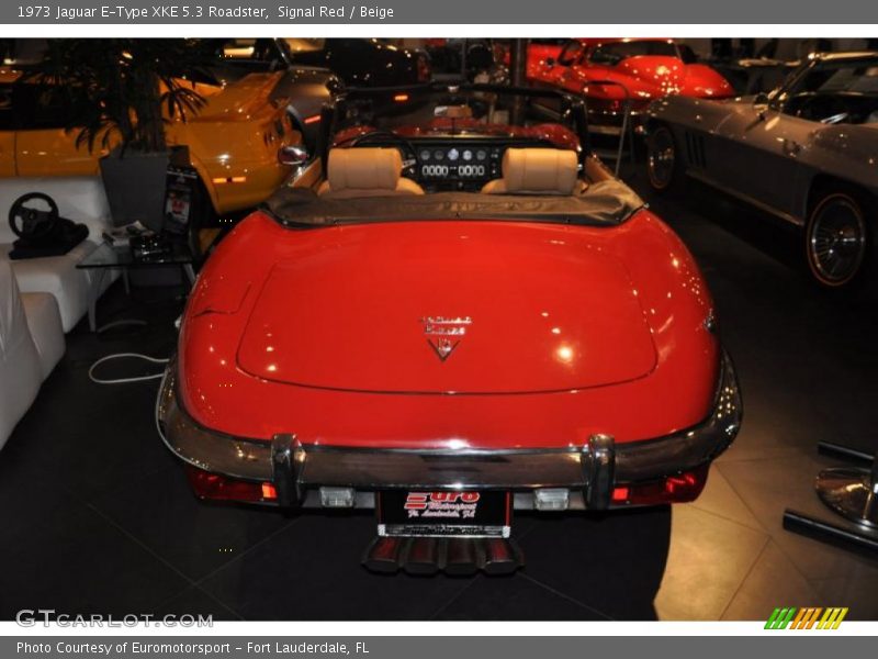  1973 E-Type XKE 5.3 Roadster Signal Red