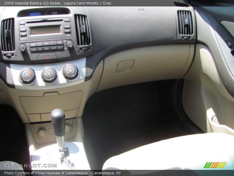 Laguna Sand Metallic / Gray 2008 Hyundai Elantra GLS Sedan