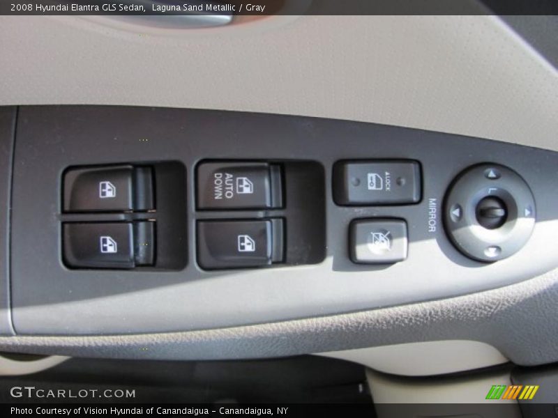 Laguna Sand Metallic / Gray 2008 Hyundai Elantra GLS Sedan