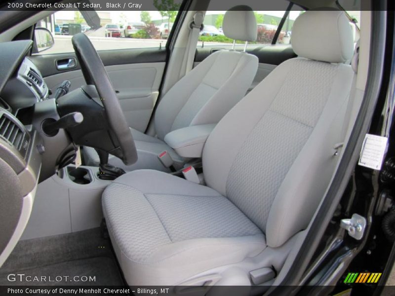 Black / Gray 2009 Chevrolet Cobalt LT Sedan