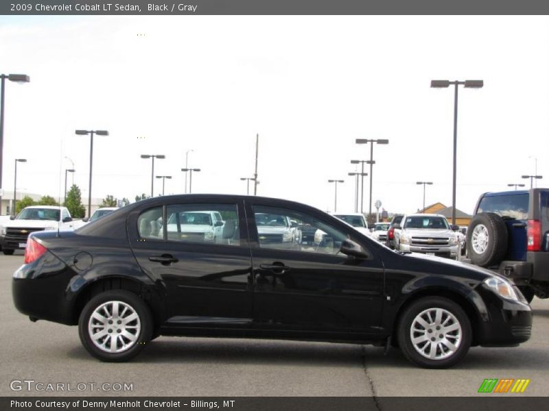 Black / Gray 2009 Chevrolet Cobalt LT Sedan