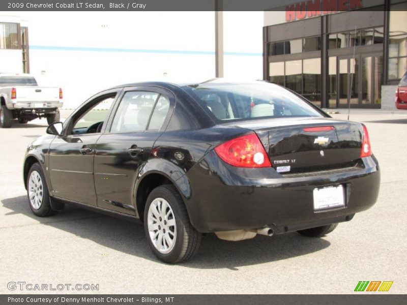 Black / Gray 2009 Chevrolet Cobalt LT Sedan