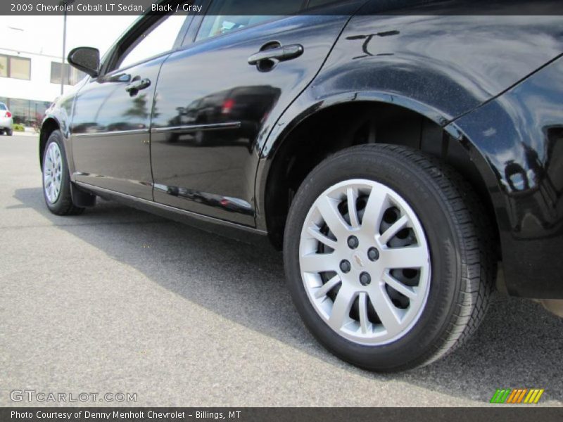 Black / Gray 2009 Chevrolet Cobalt LT Sedan