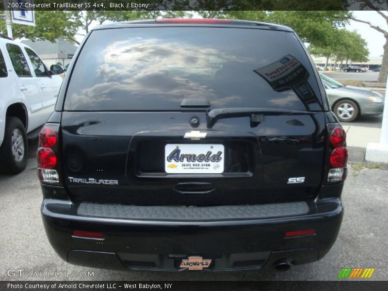 Black / Ebony 2007 Chevrolet TrailBlazer SS 4x4