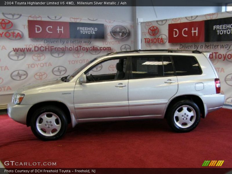 Millenium Silver Metallic / Ash 2004 Toyota Highlander Limited V6 4WD