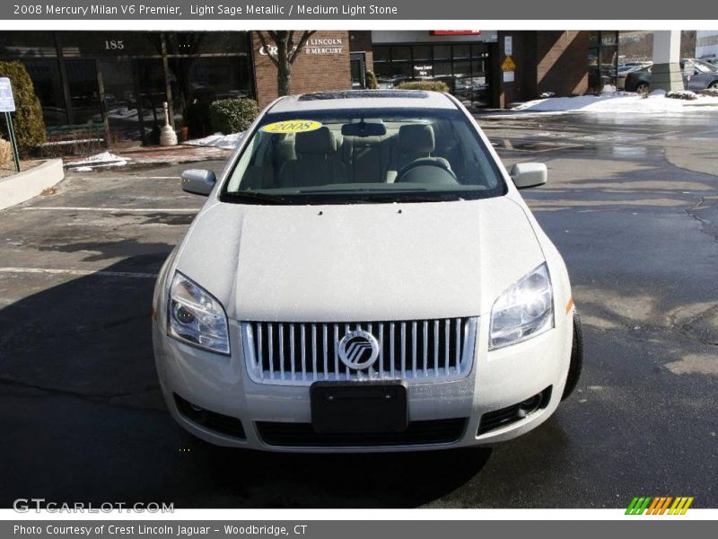 Light Sage Metallic / Medium Light Stone 2008 Mercury Milan V6 Premier