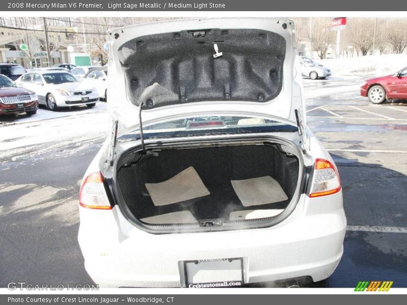 Light Sage Metallic / Medium Light Stone 2008 Mercury Milan V6 Premier