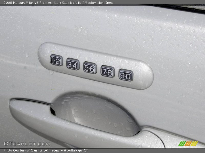 Light Sage Metallic / Medium Light Stone 2008 Mercury Milan V6 Premier