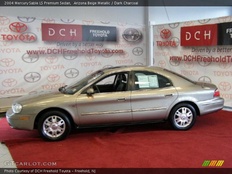 Arizona Beige Metallic / Dark Charcoal 2004 Mercury Sable LS Premium Sedan