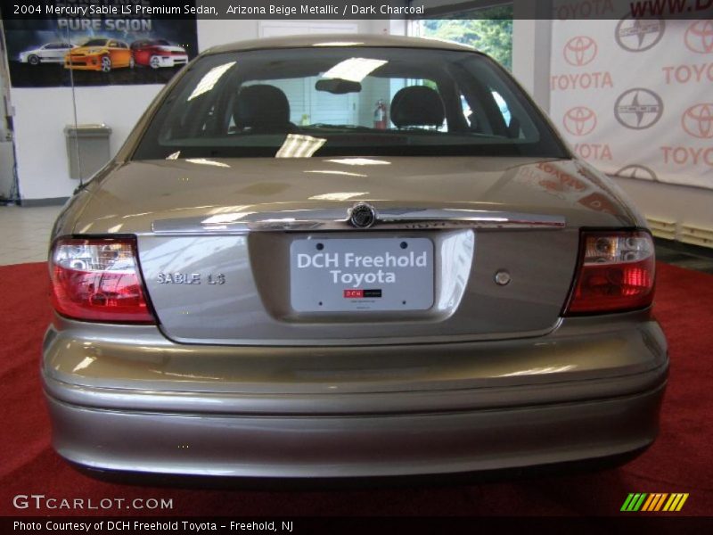 Arizona Beige Metallic / Dark Charcoal 2004 Mercury Sable LS Premium Sedan