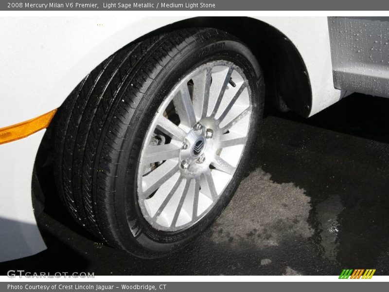 Light Sage Metallic / Medium Light Stone 2008 Mercury Milan V6 Premier