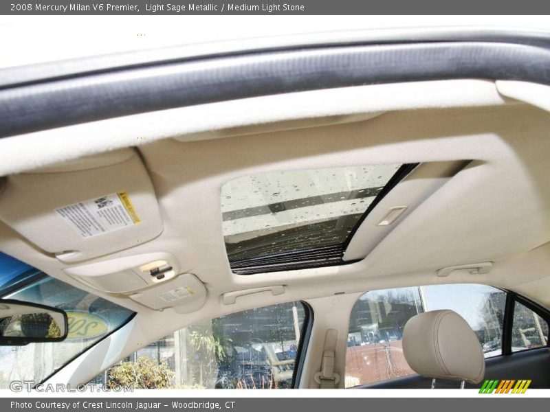 Light Sage Metallic / Medium Light Stone 2008 Mercury Milan V6 Premier