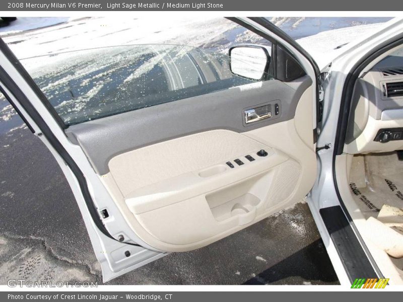 Light Sage Metallic / Medium Light Stone 2008 Mercury Milan V6 Premier