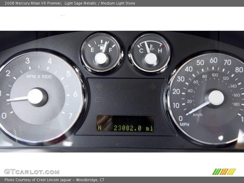 Light Sage Metallic / Medium Light Stone 2008 Mercury Milan V6 Premier