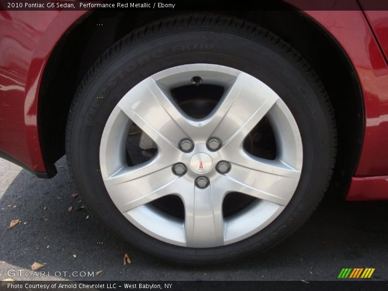 Performance Red Metallic / Ebony 2010 Pontiac G6 Sedan