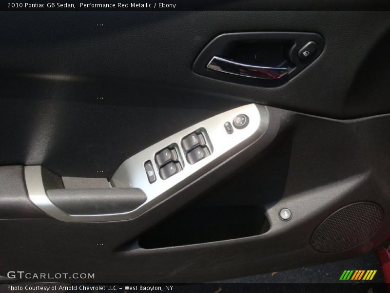 Performance Red Metallic / Ebony 2010 Pontiac G6 Sedan