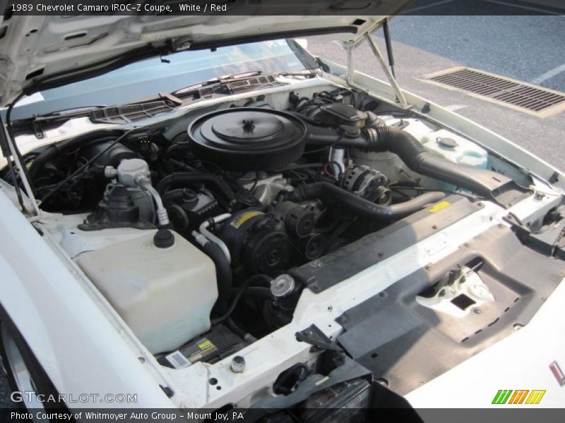 White / Red 1989 Chevrolet Camaro IROC-Z Coupe