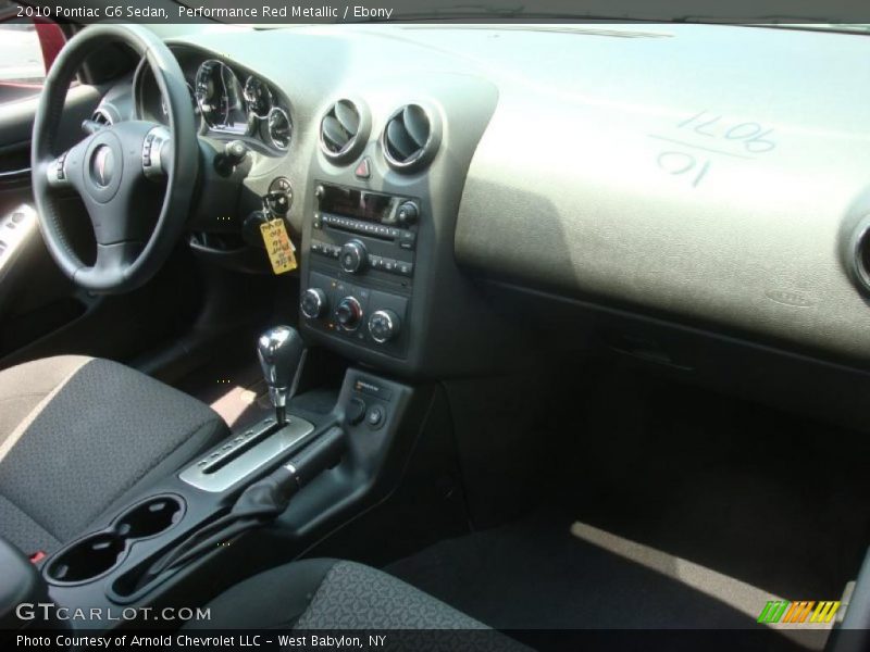 Performance Red Metallic / Ebony 2010 Pontiac G6 Sedan