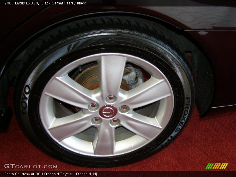 Black Garnet Pearl / Black 2005 Lexus ES 330