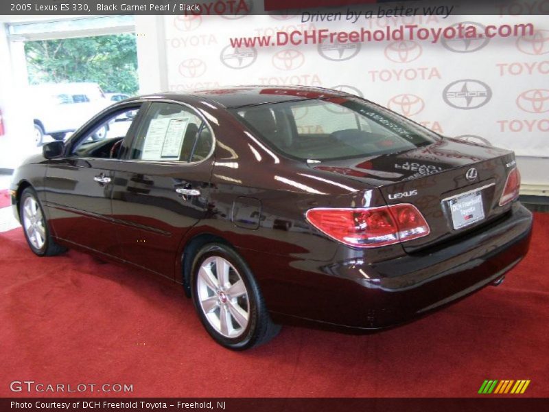 Black Garnet Pearl / Black 2005 Lexus ES 330