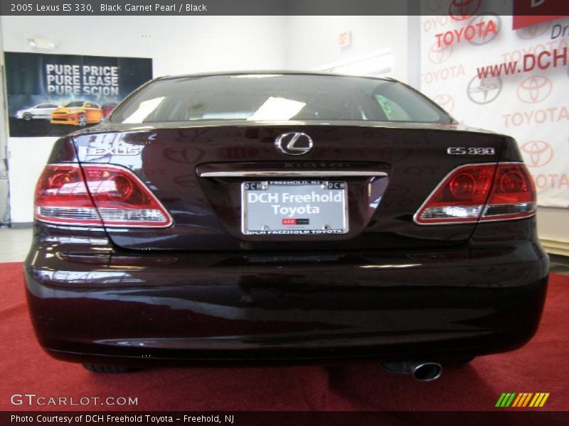 Black Garnet Pearl / Black 2005 Lexus ES 330
