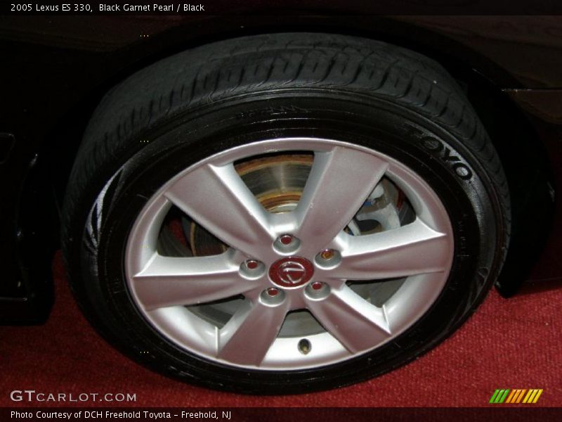 Black Garnet Pearl / Black 2005 Lexus ES 330
